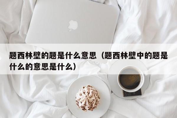 题西林壁的题是什么意思（题西林壁中的题是什么的意思是什么）