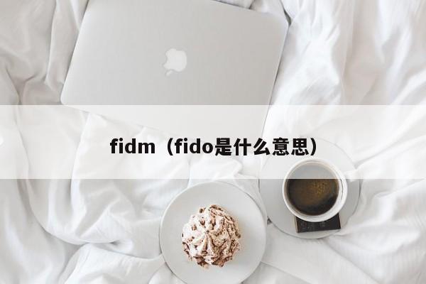 fidm（fido是什么意思）