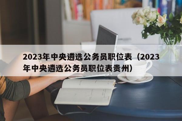 2023年中央遴选公务员职位表（2023年中央遴选公务员职位表贵州）