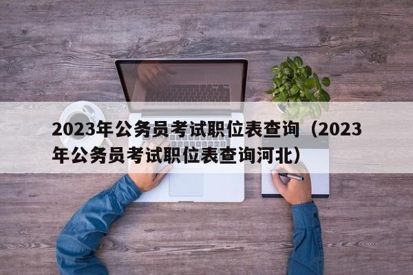 2023年公务员考试职位表查询（2023年公务员考试职位表查询河北）