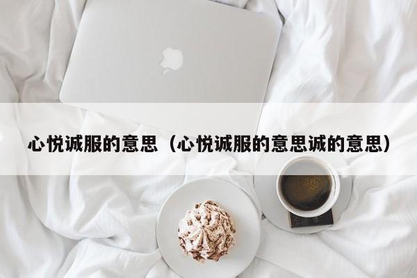 心悦诚服的意思（心悦诚服的意思诚的意思）