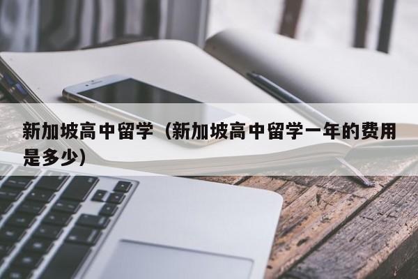 新加坡高中留学（新加坡高中留学一年的费用是多少）