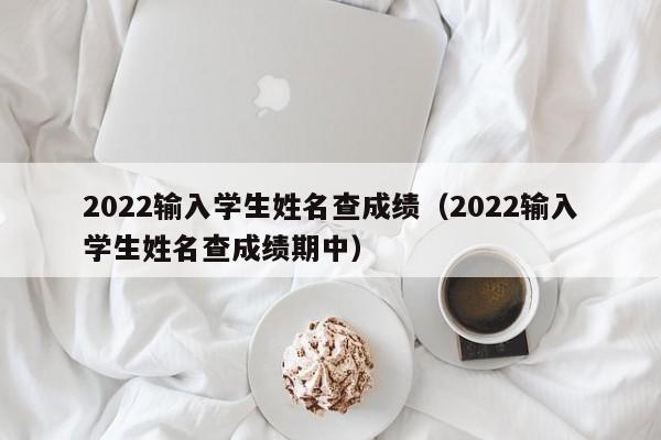 2022输入学生姓名查成绩（2022输入学生姓名查成绩期中）