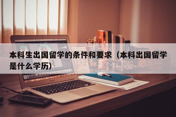 本科生出国留学的条件和要求（本科出国留学是什么学历）