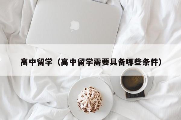 高中留学（高中留学需要具备哪些条件）