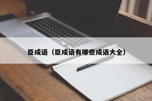 臣成语（臣成语有哪些成语大全）